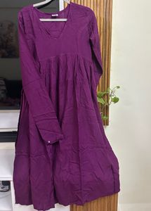 Boutique Made Elegant Purple Alia Style Suit