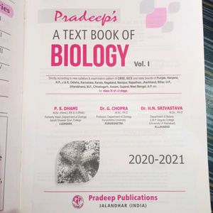 Class 11th Biology Textbook🔖