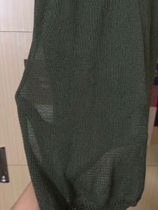 Olive Green Sleeveless top