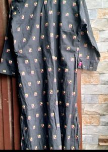 Black,Red Kurta Pant Set  Sale Only For Today