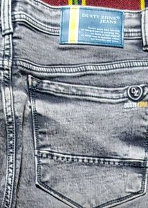 Gray Wash Slim Fit Jeans