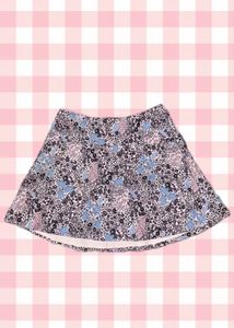 °❀⋆.ೃ࿔ y2k plus size floral miniskirt °❀⋆.ೃ࿔*