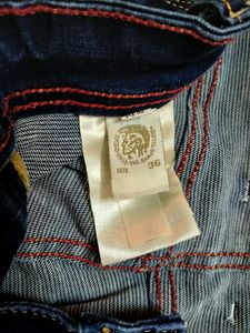 Dark Blue Boy&#39;s Ragged Jean