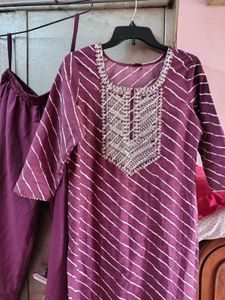 Beautiful Kurti Pant Dupatta Set