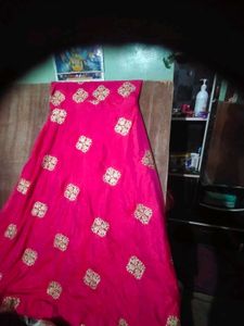 Pink Embellished Anarkali Dress