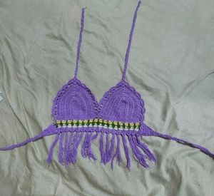 Crocheted Bikini Top Which Has Never Been Used