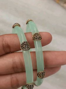 Mint Green Bangle Set