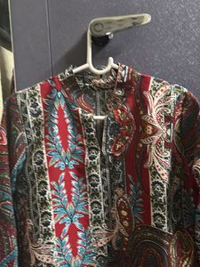 Patterned Tunic Top