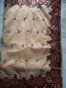 Elegant Embellished Saree