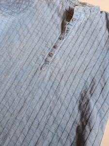 Denim Kurta