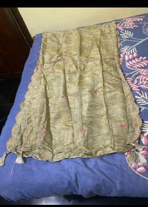 Organza Shimmer Party Wear Churidar Set