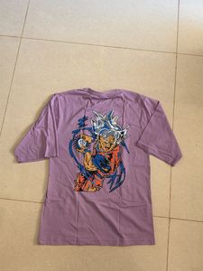 Japanese Lavender Graphic Print Tee