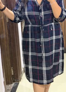 gia check  Shirt Dress bust size 44-46-48