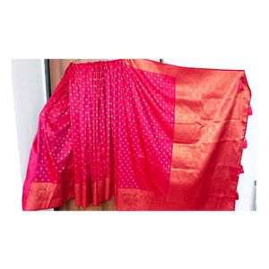 Elegant Red Banarasi Silk Saree