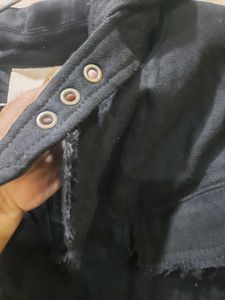 Stylish Navy Black Coat