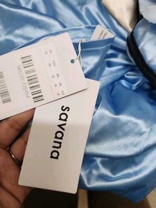 Blue Bow Dress by savana hot