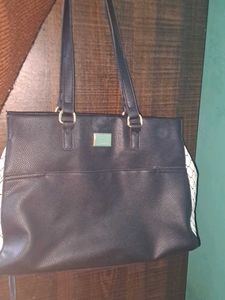 caprese Black Tote Bag