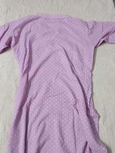 Lavender Embroidered Kurta