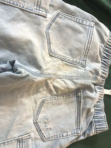 Elastic Denims For Girls 8-9 Years