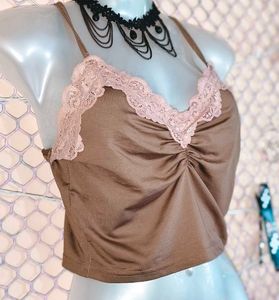 Size Small 🎁Buy 2 Get 1 Free 🎁Lace Trim Cami Top
