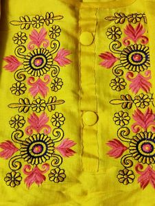 HANDWORK A-LINE KURTI