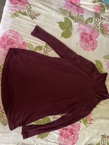 Turtle Neck Solid Top