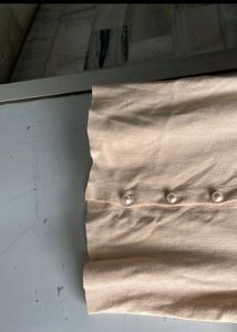 Beige Korean Style Top