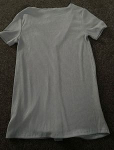 Zara Light Blue Button-Down top