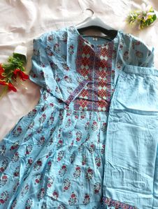 Floral Print Top and Pants Set