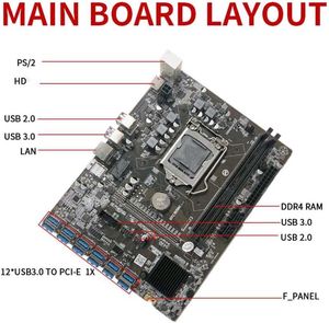 BTC B250C Motherboard