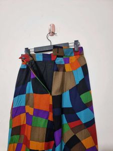 Colorful Patchwork Pants