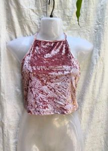 I. CUTE VELVET TOP
