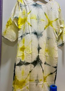 Tie-Dye Cotton Kurta