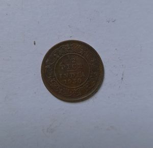 George V king 1/2 Pice Coin
