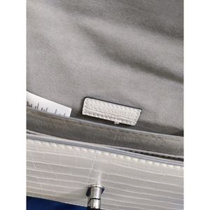 Accessorize London Women Faux Croc Textured Bag
