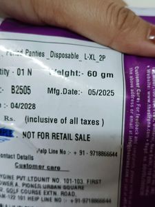 Sirona L-Xl Size Period Panty