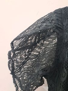 Black Net Top used only twice.