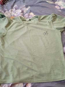 Cute Green Graphic Tee