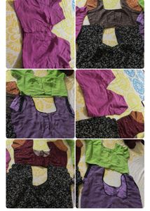 CLEARANCE SALE- saree+6 blouse