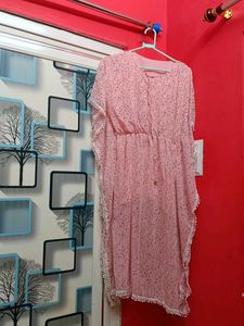 Pink Floral Kaftan
