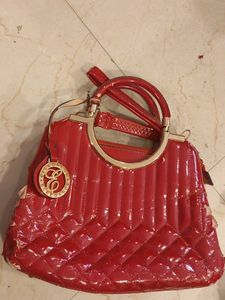 Red Elegance Handbag