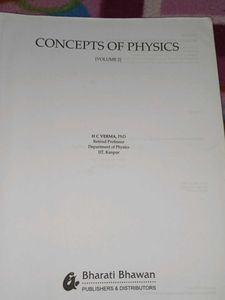 Concepts of Physics, Vol. 2