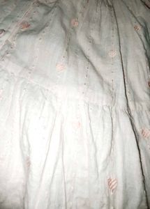 Flared Cotton Frock Dress