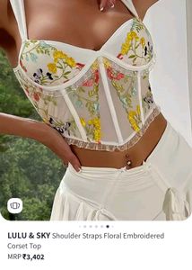 Lulu And Sky Corset Top