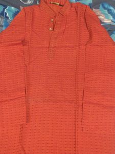 Men's Red Kurta