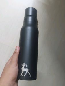 Black Water Bottle Steel