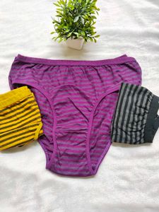 Striped Panties - Set of 3