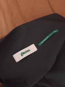 Black Fringe Mini Skirt