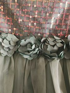 Green Sequin Tulle Dress