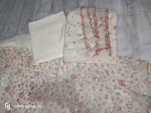 Beautiful multi colour fully embroidery suit